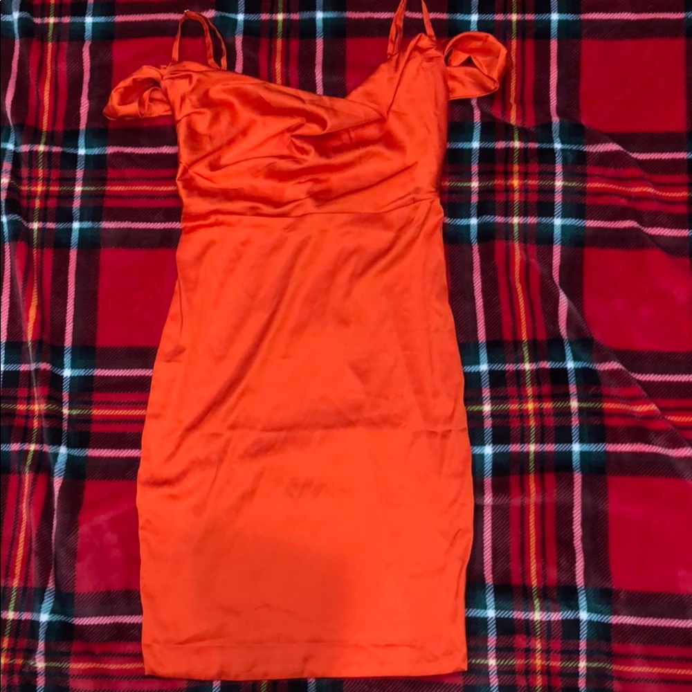 Sunset orange dress